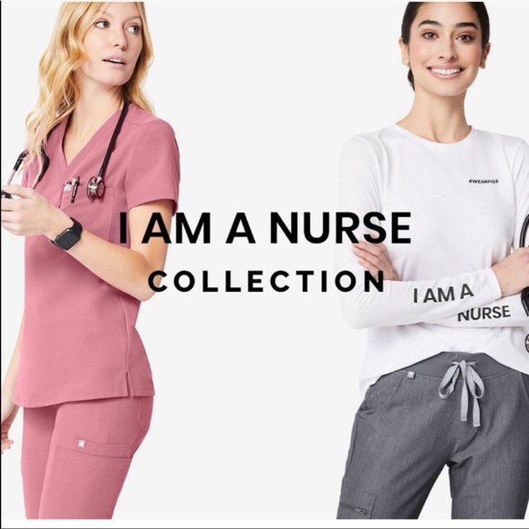 Figs Pants - NWT FIGS - limited Edition Mauve - Scrubs Top ONLY